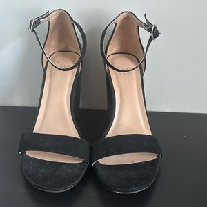 Black Heeled Sandals